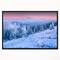 Designart - Winter Sunrise over Mountain - Landscape Photography Canvas Print in Black Frame